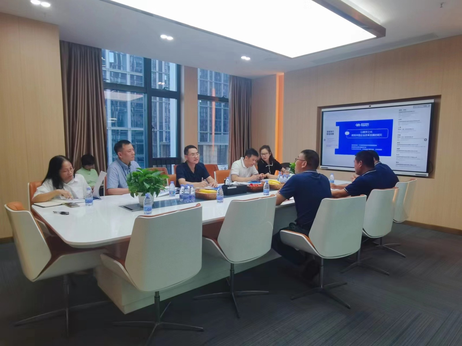 普菲特信息|寶安區(qū)新安街道白書記一行蒞臨普菲特調研指導